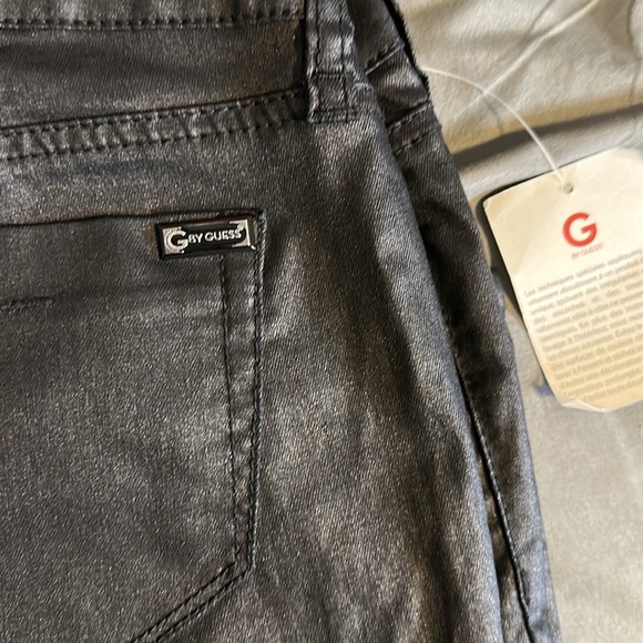 Guess Suzette Super Skinny‎ black coated pants size 26 - Picture 6 of 6